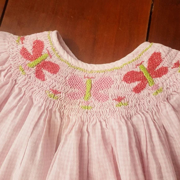 Smocked Butterfly Dress - Picture 4 of 11